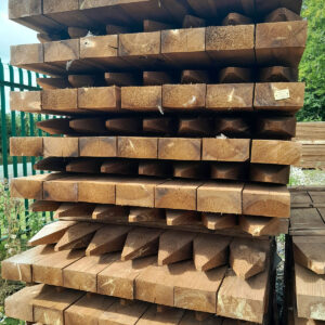 UC4 Brown Post 7ft long 150x75mm