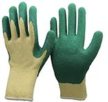 Green Super Grip Gloves