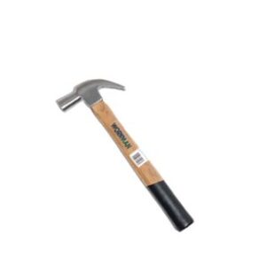 16oz Curved Claw Hammer with Wooden Handle