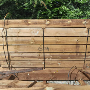 UC4 Brown Gate Post  8ft x175 x175mm