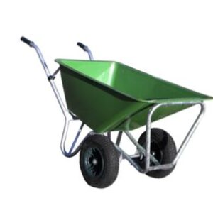 Hercules 160 Litre Green Double Wheelbarrow